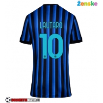 Ženske Nogometnih dresov Inter Milan Lautaro Martinez #10 Domači 2025-26 Kratki rokavi